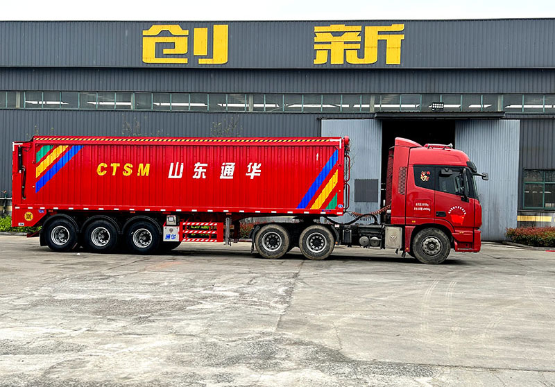 傳送帶自卸半掛車供應